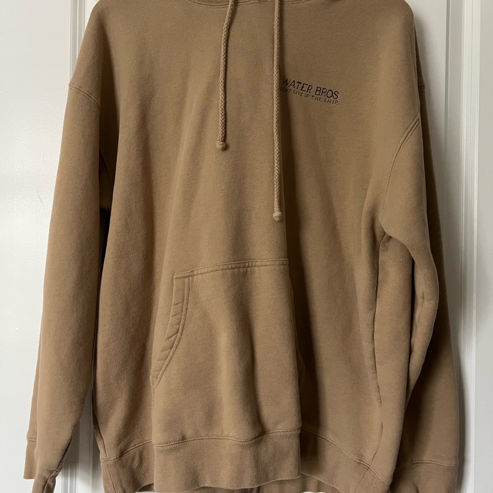 Men’s Size XL Water Bros Tan Hoodie